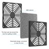 PATIKIL 120mm Fan Grill with Screws, 5 Pack ABS Resin