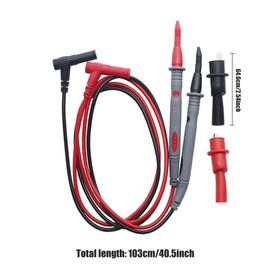 AIMALL Digital Multimeter Probes 1000V 20A, 40.55-inch Universal Meter Pen with Special Tip, Gold-Plated Copper Needle Accessories