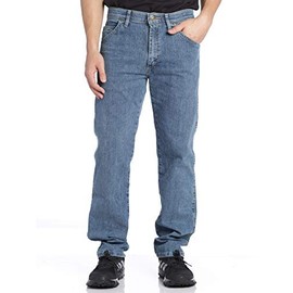 Wrangler Men's Performance Series 5 Pocket Regular Fit Denim Jeans - Mid Wash, Mid Wash, 34X30