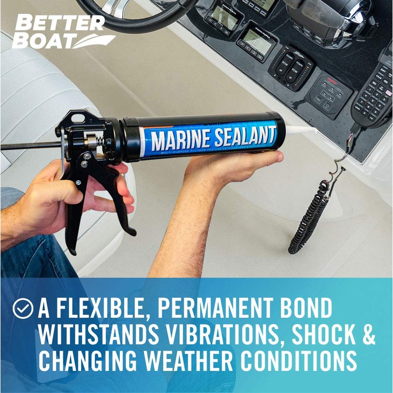 Marine Sealant and Adhesive, Waterproof Marine Grade Caulk, High Temp