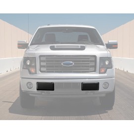 KEWISAUTO - Protectores de parachoques delantero para Ford F-150, topes de parachoques negro, lado izquierdo y derecho para Ford F150 2009-2014 accesorios (2 piezas)