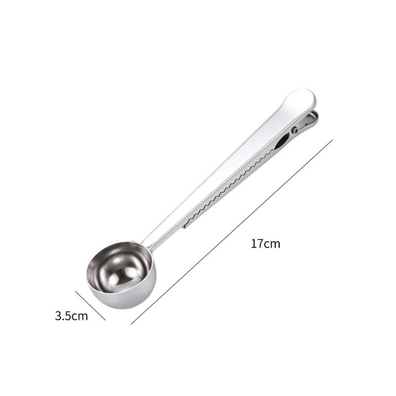 CHENGZI Stainless Steel Multifunctional Measuring Spoon Sealing Clip