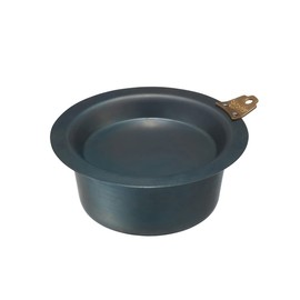 LOGOS 81062253 Iron Craftsman Stacked Dutch Pot M Blue [Pot] (Approx.) Diameter 5.7 x Height 2.8 inches (14.5 cm) x Height 2.8 inches (7 cm)