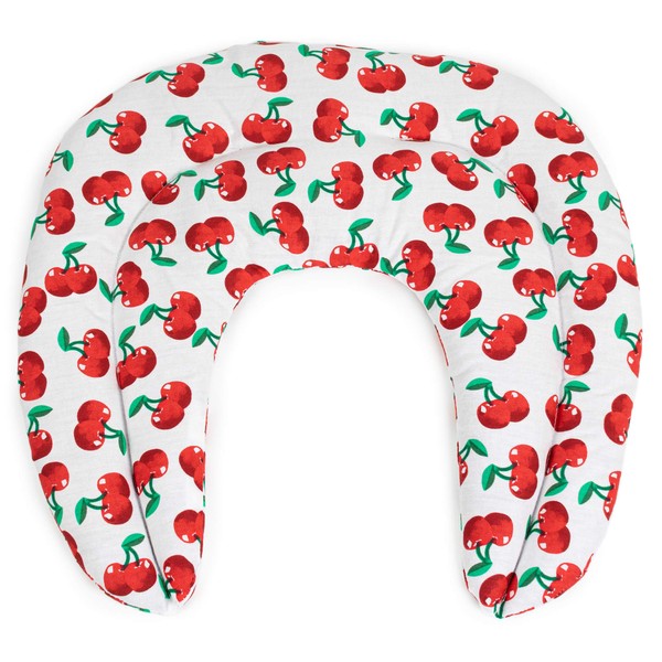 Linseed Neck Pillow with Chambers Cherry White Linseed Pillow Neck Pillow Heat Cushion for Neck