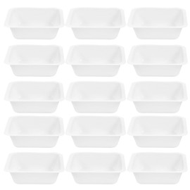Baluue 20pcs Weigh Boats Plastic Anti-Static Small Suqre Weighing Boats for Laboratory Tests