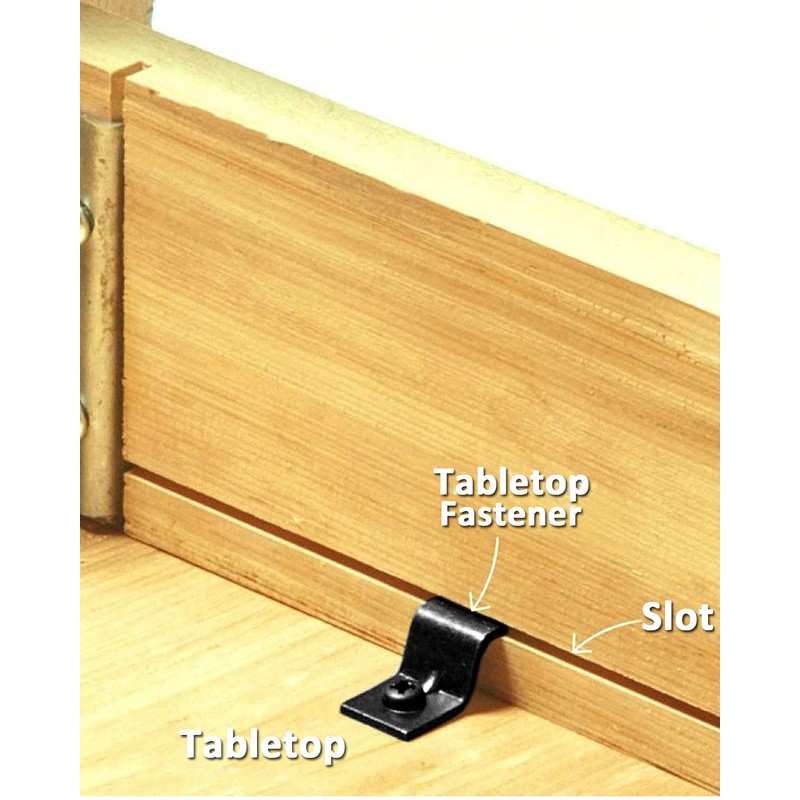 Table Top Fasteners, Z Clips for Table Tops 20 Packs