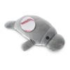 DolliBu Grey Manatee Stuffed Animal with Baseball Plush - Soft