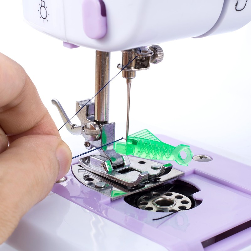 Alpinleux 12 Pcs Fish Type Sewing Machine Needle Threader, Needle