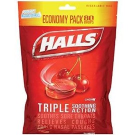 Halls Cherry 80ct Size 80ct