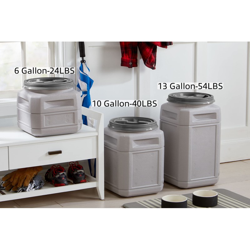 Mighty Tuff Airtight Dog Food Storage Container – 10 Gal,