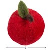 Wool Felt Apples - 12 Pieces