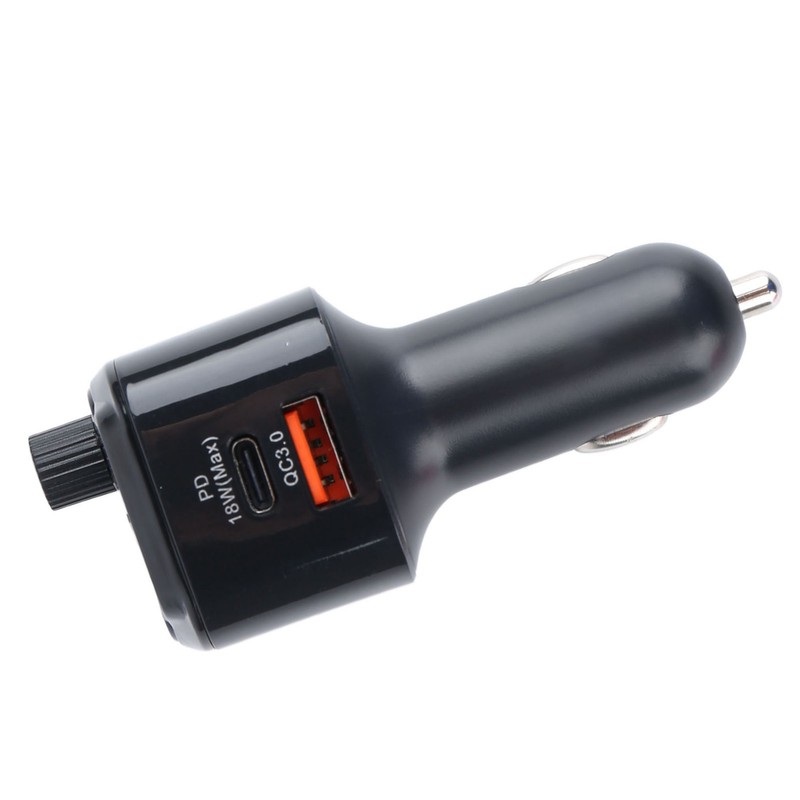 Car Bluetooth Adapter V5.0 FM Bluetooth Transmitter MP3 Music Player