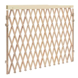 Evenflo Expansion Walk-Thru Room Divider Baby Gate, Natural Wood