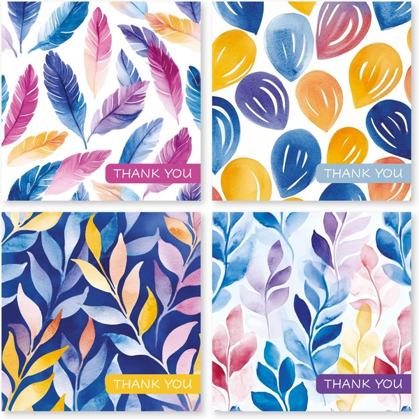 Thank You Cards Multipack of 32. Each Greeting Cards Pack