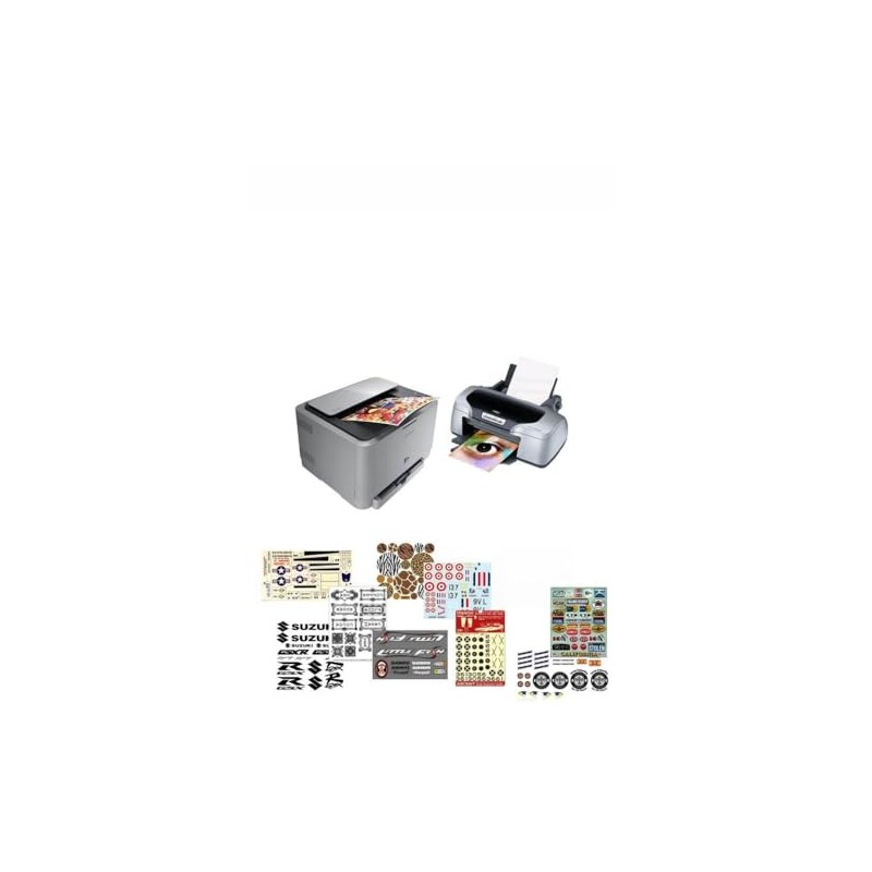 A Dry Rub Off: 5 Kit A4 Laser & Inkjet