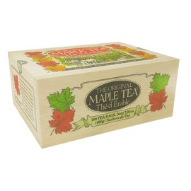 The Metropolitan Tea Company 62WD-100-041 Maple 100 Teabags in Wood Box