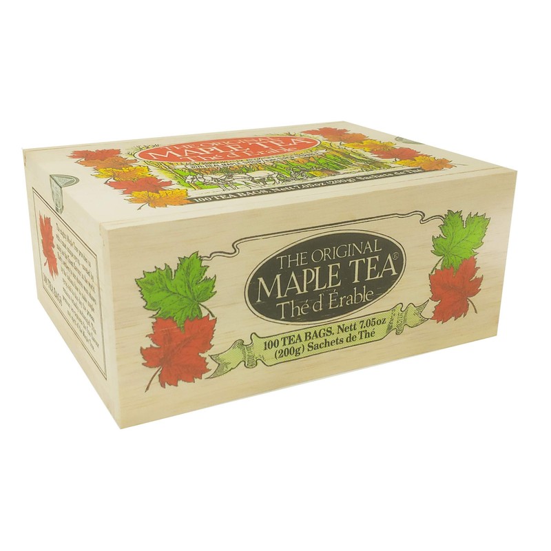The Metropolitan Tea Company 62WD-100-041 Maple 100 Teabags in Wood