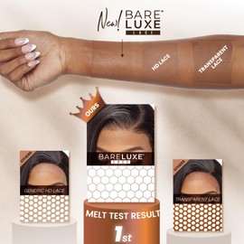 Sensationnel Bare Luxe Lace Glueless Lace Wig - 13X6 Unit 12 (Color : Beigeblonde)