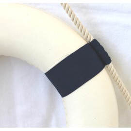 Deko Rettungsring blau/weiss Willkommen an Bord Ø 35cm