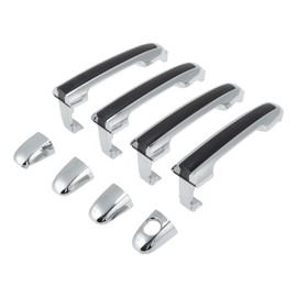 Juego de Manijas de Puerta Exteriores para Hyundai Sonata 2005 2006 2007 2008 2009 2010 Cromadas Delanteras y Traseras Izquierdas para Conductor y Pasajero Derecho 826523K010/826523K030