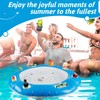 FormiPow Floating Table for Pool, 39''x39'' Premium PVC Pool Card