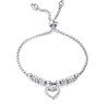 chengxun Love Heart Bead Anklet Bracelet for Women Girls Anxiety