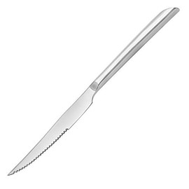 Francessa - Audace Minimalist Stainless Steak Knife, Dozen