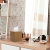 BTSKY PU Leather Squre Tissue Box Cover - Household/Office Cube