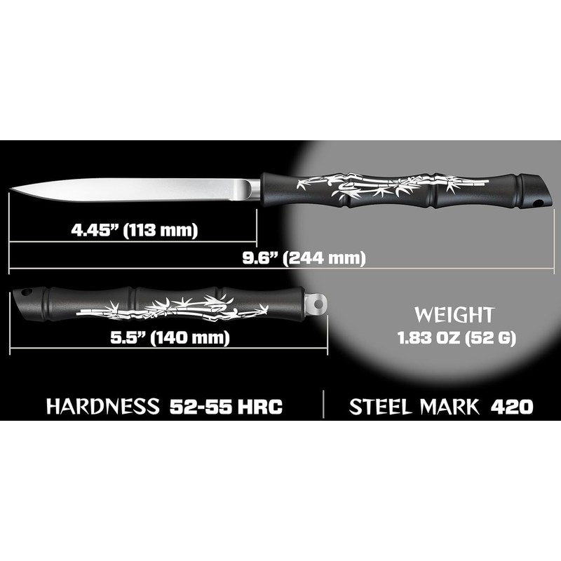 Grand Way 5.5" Knife - Small Black Knife - Japanese