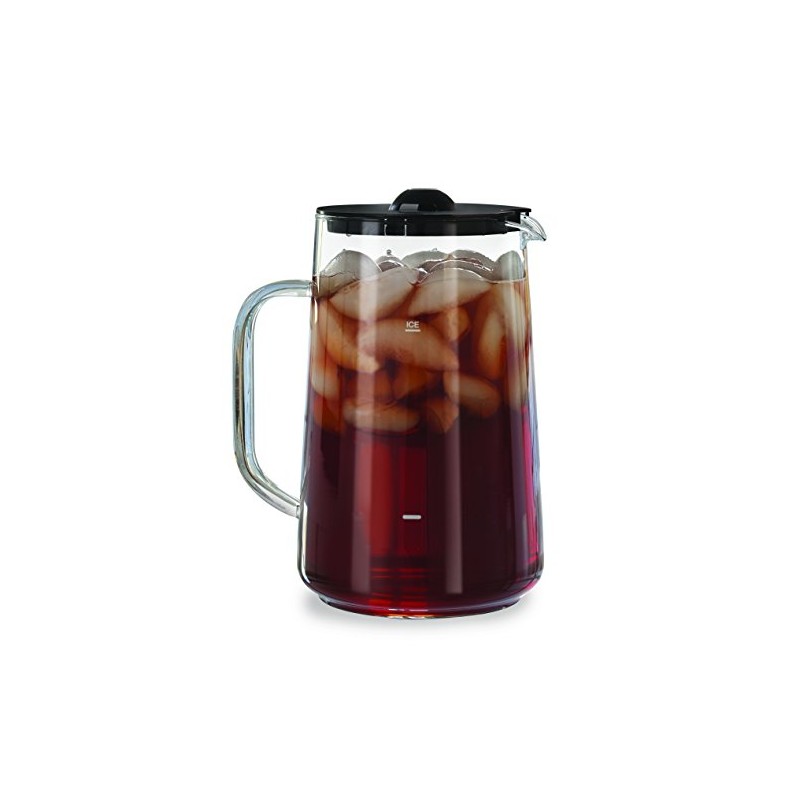 Capresso 6624 Ice Tea Glass Pitcher, 80 oz. (2.5 Qt.)