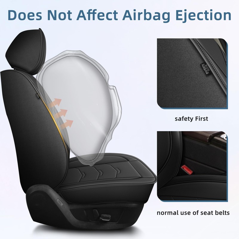 RAWAKORW Car Seat Covers Fit for Honda Pilot 2005-2015 Front