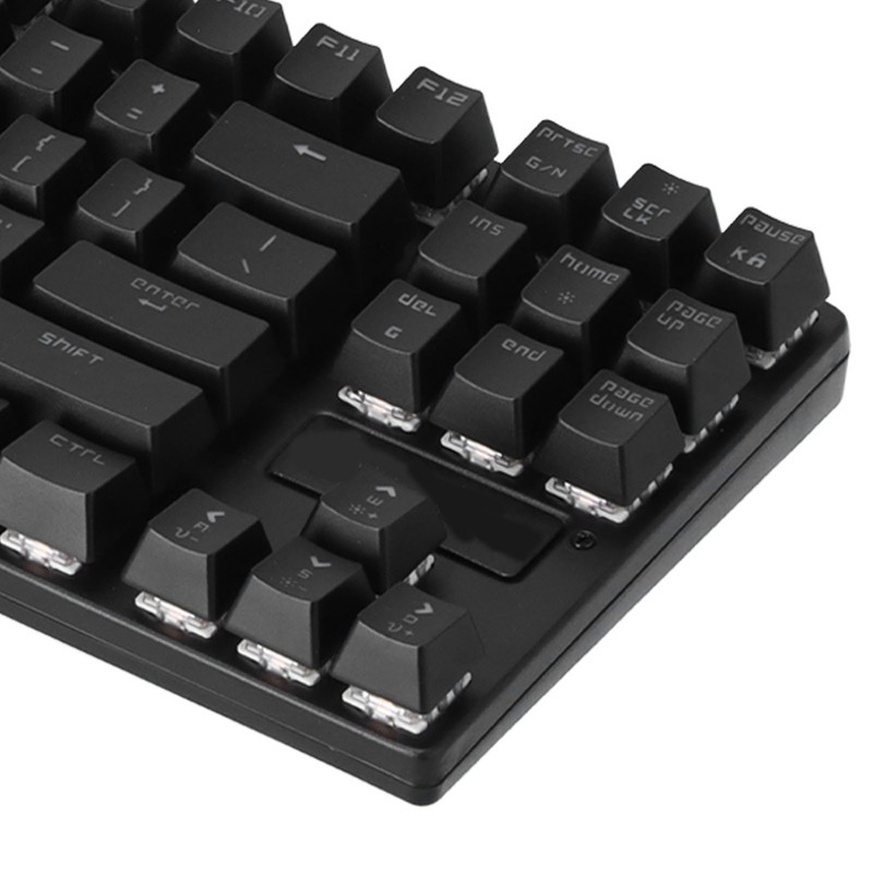 MAGIC REFINER Gaming Keyboard 87 Keys Portable Durable RGB Backlit