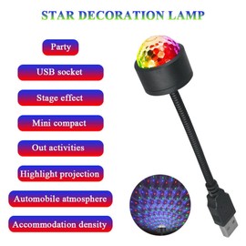 Star Projector Night Light, Car Roof Light, Aluminum Alloy USB Projector, USB Star Night Light, Decoration for Bedroom, Party, Bar, Default, Modern