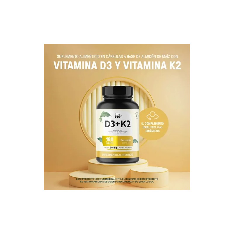 Vitamina 180 Cápsulas Life 360