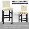 Lellen Bar Stool Covers Jacquard Pattern Bar Stool Chair Covers