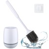 RV Toilet Bowl Brush and Holder, Silicone Toilet Bowl Brush