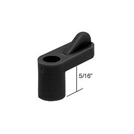 CRL Black 5/16" Plastic Window Screen Clips - Bulk Pack of 100 by CR Laurence