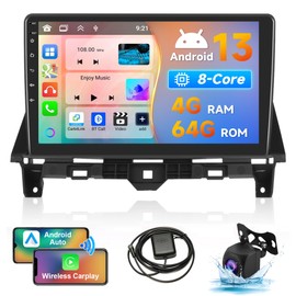 8 Core 4G+64G Radio Carplay for Honda Accord 2008-2013 Rimoody 10.1 Inch Android Car Stereo Touchscreen GPS 4G-WiFi Bluetooth FM DSP-36 Mirror Link 59-UI Themes Backup Camera