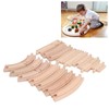 Wooden Train Track Set for Toddlers Assembly Kit Building Toys