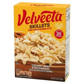 Skillets Creamy Beef Stroganoff Pasta Dinner Kit, 11.6 oz Box (Pack of 6)