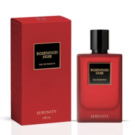 SERENITY Rosewood Noir Eau de Parfum Spray 50ml (1.7 oz) | Luxe Woody Floral Perfume with Blackcurrant, Saffron, Rose & Amber | Sensual Patchouli Scent for Women & Men