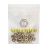 M8 Flange Nuts, 304 Stainless Steel M8-1.25 Serrated Flange Hex