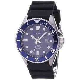 Casio MDV-106B-2AVCF Blue Dive Watch with Black Resin Strap