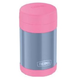 Thermos FUNtainer Vacuum Insulated Food Jar with Spoon Denim Blue and Pink 470mL