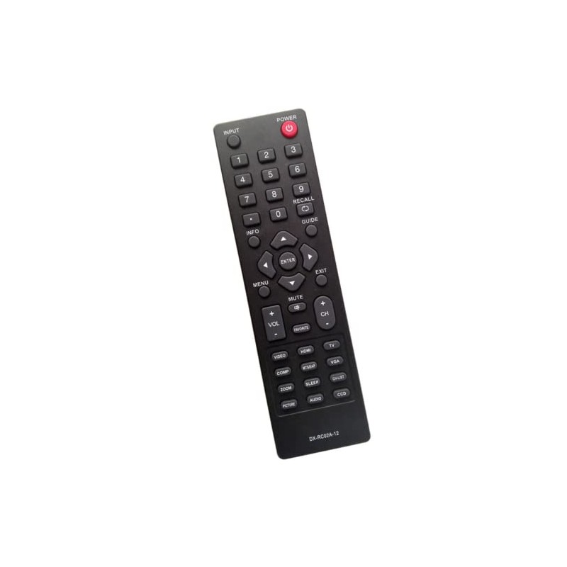 DX-RC02A-12 Remote Control for DYNEX TV Remote Replacement 32" &