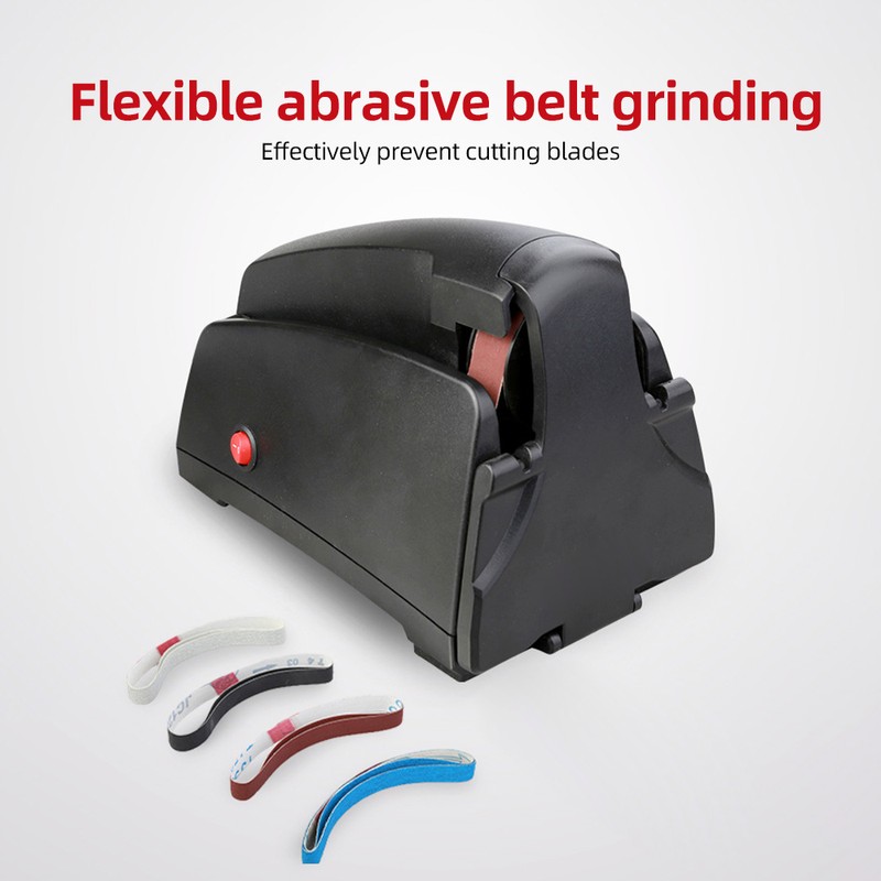 Electric Knife Sharpener for Kitchen Knives with 120/320/600/1000 Grit Sharpening