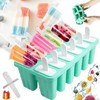 Ice Cream Mould 10 Grids Food Grade Silicone Non Stick