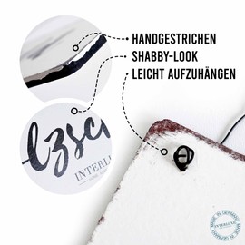 Interluxe Wooden Sign - Winter Time C - Christmas Japandi Scandi Style Advent Decoration Christmas Decoration