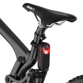 LOKEKE for Garmin Viria Mount - Bicycle Taillight Saddle Mount Holder for Garmin Edge Explore/Explore 2/1040/1030/1030 Plus/1000/820/830/800/530/510/500/130(Black)