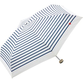 [2024] Wpc. Rain Umbrella, Folding Umbrella, Heart Embroidery Border, Mini, Off, Rain or Shine, Ribs, 19.7 inches (50 cm), Women's, Cute, Stylish, Commuting to Work or School, Travel, Umbrella Case,